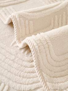 1pc Thick Plush Sofa Cushion Cover, All Season Universal Sofa Seat Protector, Modern Minimalist Anti-Slip Sofa Slipcover, Dust-Proof And Washable, Soft Beige Color, Pet-Friendly, Fits L-Shaped And 1/2/3/4 Seater Sofas For Bedroom, Office, Living Room - Beige - View 9