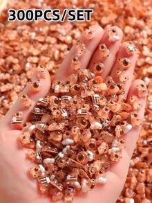 300pcs-Mini Capybara Decor For Dollhouse Resin Tiny Capybaras For Crafts Micro Miniature Capybara For Fairy Garden Dollhouse Micro Landscaping Decoration,Children's Art Merchandise Back To School, School Things School Supplies