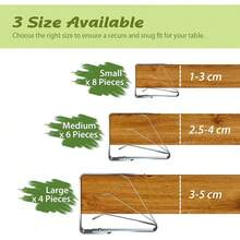 8 Pack Tablecloth Clips Stainless Steel Table Cover Non-Slip Fixing Clips Kitchen Tablecloth Clips Home Tablecloth Non-Slip Fixers Clear Plastic Tablecloth Clips Suitable For Wedding Parties And Family Dinner Tablecloth Fasteners Kitchen And Restaurant Hotel Essential Gadgets - Multicolor - View 11