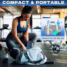 Vnoss Microfiber Gym Towels Working Out, Quickly Dry Yoga Towels Men & Women Tennis, 16 Inch X 27 Inch, 6 Pack, Black