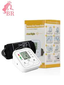 Digital Blood Pressure Monitor, Blood Pressure Monitor, Atrial Pulse, Health Protection, Three-Piece Set, Precision Pressure Measurement, Blood Pressure Measurement - White - View 13