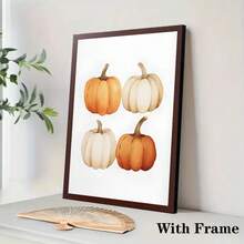 1PC Fall Autumn Maple Leaf Bird Pumpkin Chrysanthemum Posters Prints Canvas Painting Nordic Wall Art Pictures For Living Room Frameless Home Decor