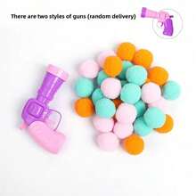 Juguetes de Navidad para mascotas, lanzador de bolas de peluche, bolas de piel de alta elasticidad y coloridas silenciosas, juguetes interactivos automáticos para gatos