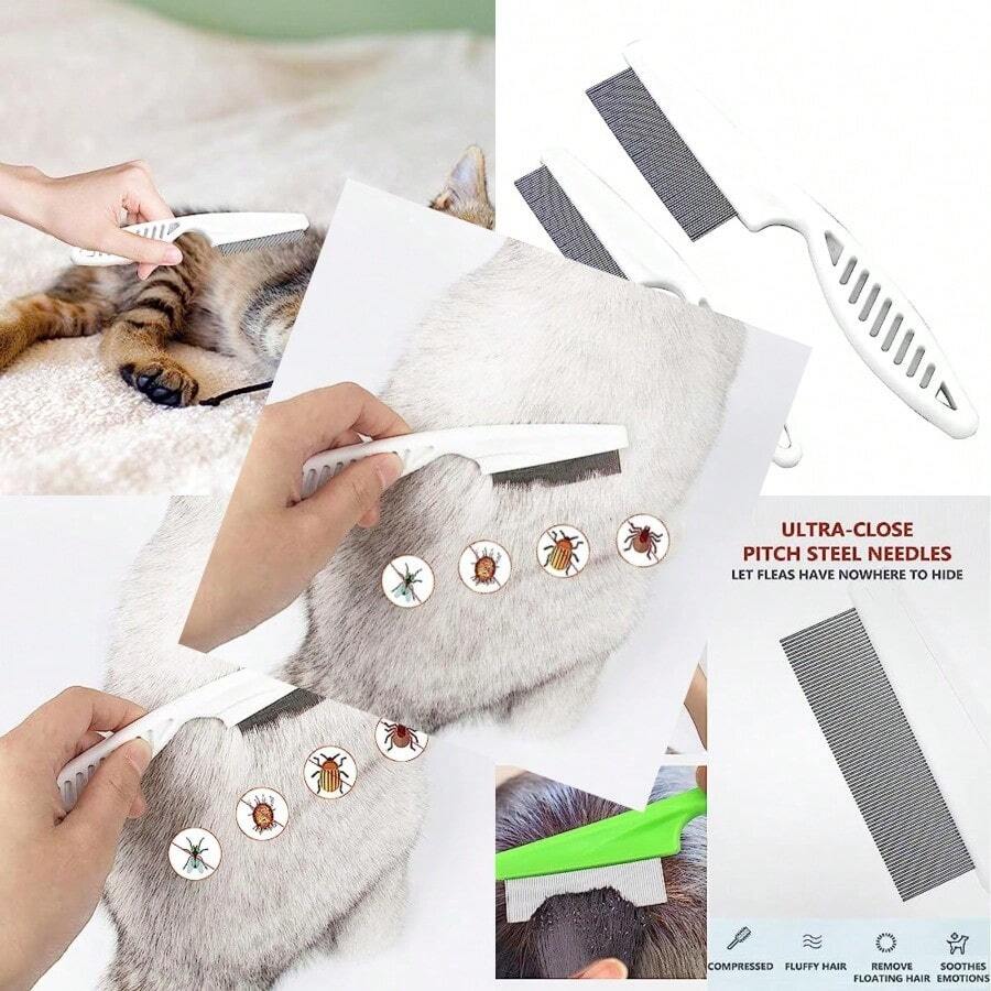 View of Magic Pet Comb Flea Comb For Dogs And Cats Multifunctional Pet Hair ...