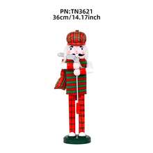 Extra Large Christmas Nutcracker Ornament - Traditional Wooden Nutcracker, Holiday Christmas Decoration - Framed King, Commemorative - Colorful Puppet - Christmas Gift - Suitable For Christmas Decoration, Bedroom, Living Room, Closet, Office, Dorm Room. Home Decoration, Christmas Party Decoration Supplies - Merry Christmas - Multicolor - View 16