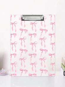 Personalized Teacher'S Gifts, Bow Pattern Folder,A4 Size(31.5cm*22.5cm),Teacher Clipboard,Teacher Graduation Gift, Back To School,School Supplies,Teachers Day Gift,Back To School Gift, Perfect Gift For Teachers,Cute Hanging Writing Board, Office Supplies, Clipboard,Suitable For Teacher Appreciation Gifts During The Back To School Season, Teacher'S Day, And The End Of The Semester, Practical And Commemorative Stationery