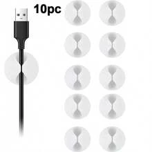 10pcs/Pack ABS Plastic Car Dashboard Cable Organizer, Multi-Functional Cable Clip, Easy Installation Without Drilling, Stable Placement, Optimize Charging/Audio Cable Management, Essential Car Accessory