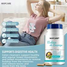 MVPCARE 15 Day Cleanse advanced detox formula detox intestino 30 cápsulas sin sabor embotelladas 2 pieces suplemento limpieza digestiva bienestar nutrición funcional - Otros - Ver 3