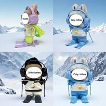 1 Set 15-17cm Winter Skiing Series Accessories, Clothes Compatible With LABUBU Dolls Generation 1-3, Suitable For LABUBU Doll Party And Gathering (Clothes Only)