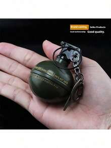 2025 New 1pc Fragmentation Grenade Model, Full Metal Grenade Home Decor, Game Peripheral, Birthday/Christmas/Halloween/Easter Gift - Multicolor - View 8