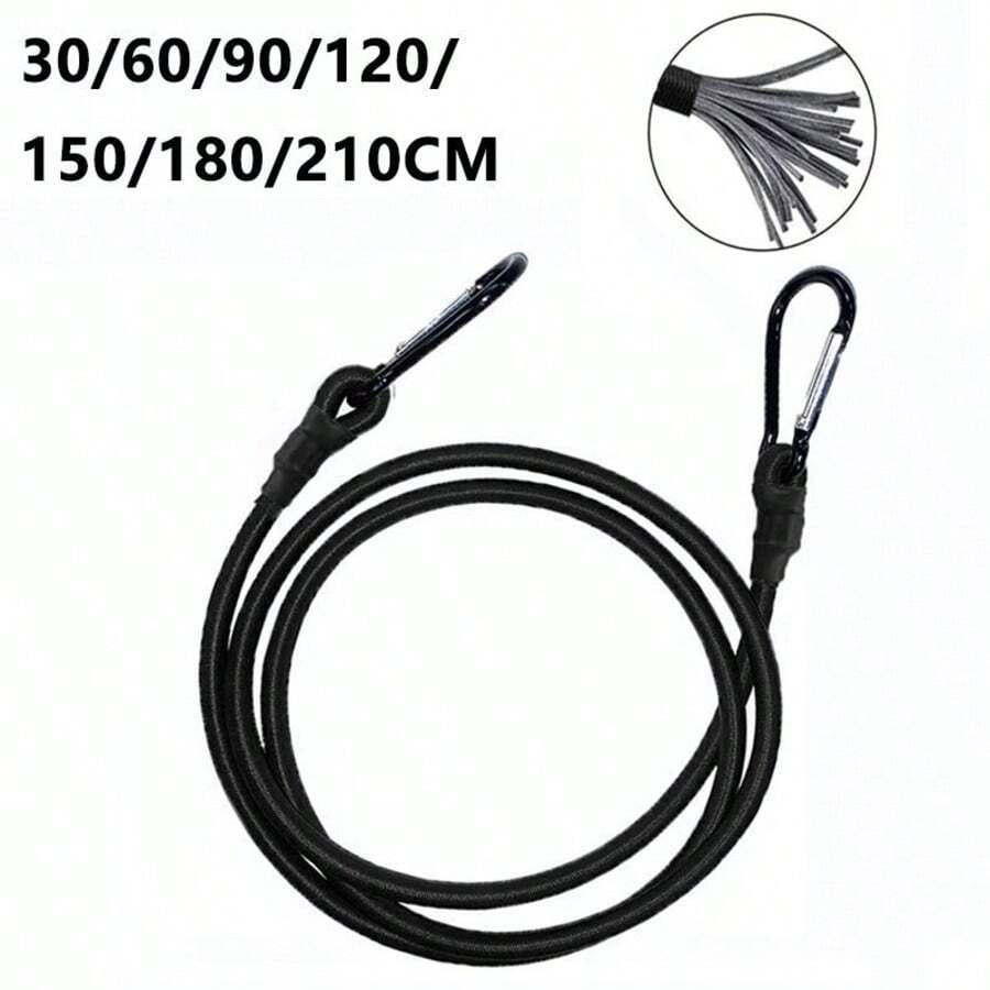LOTANK Dây thun latex 30cm-210cm, dây thừng ngoài trời di động, dây buộc xe máy, dây buộc hành lý xe đạp, dây buộc hàng hóa xe đẩy em bé - Nhiều màu - Xem 1