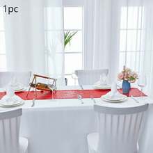 1/5pcs 12 X 108 Inch Silver Glitter Table Runner, Suitable For Wedding, Birthday Party, Holiday, Bridal Shower, Christmas, Daily Use, Outdoor - Multicolor - View 13