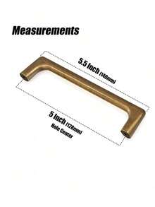 2/6/12pcs Vintage Copper Cabinet Handles/Knobs/Pulls, Metal Drawer Pulls For Bedroom And Kitchen Cabinets, Aluminum Antique Finish Painted Cabinet Hardware - Antique Brass - View 10