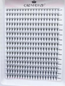 300 Ventagli C/D 9D 8mm-15mm Ciuffi Premontati Volume Ventagli 0,07mm Ciglia Finte in Visone Punta Appuntita Base Premontata Estensioni Ciglia Individuali
