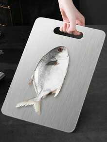 1pc Stainless Steel Cutting Board, Multifunctional & Practical, Minimalist Design