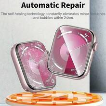 OUKNOEO Hydrogel Screen Protect Film Compatible With Apple Watch S11 10 9 8 7 5 6 SE 3 2 Series Compatible With IWatch Ultra 3 2 49MM 42MM 40MM 41MM 44MM 45MM 38MM 46MM Series TPU Clear Film