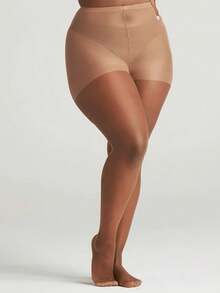 1 Pair Natural Apricot-Color Thin & Sexy Scratch-Resistant Pantyhose, Suitable For Spring & Summer - Apricot - View 9