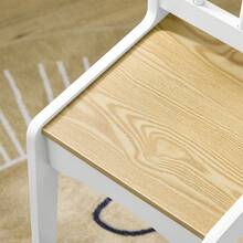 SoBuy KMB60 Children's Table With 1 Chair Children's Seating Group Inside Children's Table Chair Set Painting Table For Children - White+Khaki - View 6