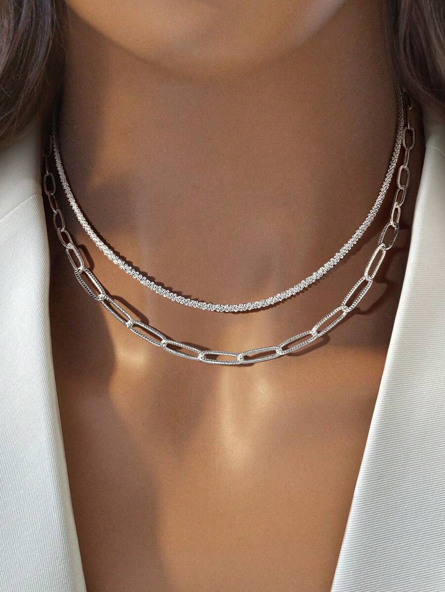 1pc Minimalist Matte Heart Pendant Necklace, 925 Sterling Silver Lightweight Luxurious Choker Necklace, Elegant Jewelry Gift Suitable For Daily Wear And Dates