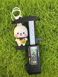 1/2 chiếc móc khóa silicon hình gấu trúc và gấu dễ thương, thích hợp cho Giáng sinh, Lễ tạ ơn, Ngày của Mẹ, Năm mới, chìa khóa xe, các cặp đôi, trở lại trường, quà tặng tiệc tùng - nhiều màu - Xem 8