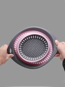 1 pieza Colador y escurridor plegable, Colador de silicona y escurridores de alimentos, Para verduras y frutas, Artículos esenciales de cocina, Artículos de cocina para una eficiencia máxima de la cocina con estilos acogedores de otoño e invierno