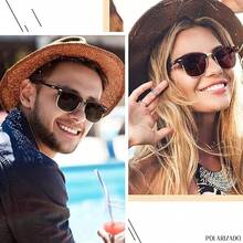 Gafas de Sol Deportivas Hombre y Mujer,Gafas Deportivas Ciclismo,Protección UV400,Adecuadas Senderismo,Deportes,Pesca,Ciclismo,Etc - Negro + Naranja - Ver 7