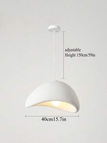 设计师餐厅吊灯 北欧风格米白色大气客厅卧室创意个性日式单头吧台灯 精品酒店样板房复古灯具/不含灯泡 - 吊燈 - 查看 17