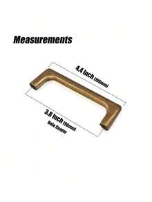 2/6/12pcs Vintage Copper Cabinet Handles/Knobs/Pulls, Metal Drawer Pulls For Bedroom And Kitchen Cabinets, Aluminum Antique Finish Painted Cabinet Hardware - Antique Brass - View 9