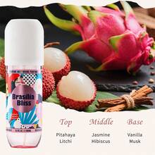 Wish 6.1fl.Oz Hair & Body Fragrance Mist For Women - Long-Lasting Perfume,It Contains Fragrances Of Jasmine, Vanilla, Black Plum, Etc ,Perfect For Dating, Parties And Gift Giving - Brasilia Bliss - 查看 2