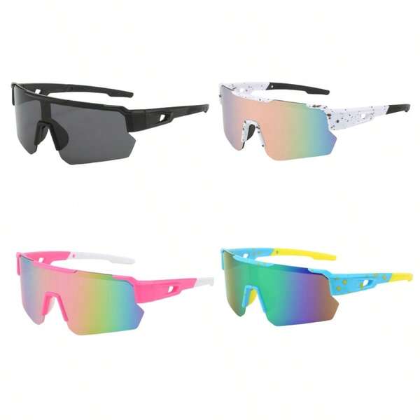 1 Stück Unisex bunte Skibrille, Fahrrad Motorrad Brille, Sport Wind- und Staubschutzbrille