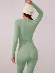 NcmRyu 1 Set Women's Fashion Running, Cycling, Dance, Pilates, Fitness Exercise Outfit, Christmas Outfit