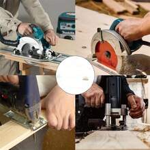 Guia Circular Ajustável para Serra, Adequado para Marcenaria de Precisão - Localizador de Borda de Cortador Elétrico com Estrutura de Metal e Mecanismo de Fixação, Permite Corte Reto e Limpo em Tábuas de Madeira, Ferramenta de Marcenaria