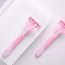 2 Handles + 36 Blades/Pink, Women's Universal, Manual 6-Layer Shaver, Stainless Steel Blades, Safe Anti-Scratch, Suitable For Home Grooming & Beauty Tools - Color Mixing - View 12