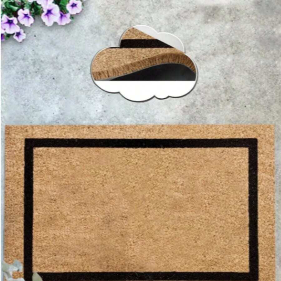 Thảm chùi chân bằng xơ dừa tự nhiên 40x60 cm với lớp lót PVC 100% chắc chắn – Bề mặt chải chống trơn trượt, giữ bụi bẩn – Độ dày 18-22 mm, bền chắc, sử dụng được cả trong nhà và ngoài trời. SẢN XUẤT TẠI THỔ NHĨ KỲ. - màu nâu - Xem 1