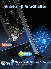 ZYONS 2pcs Privacy Screen Protector For Samsung Galaxy S Series, Supports 0.2s Fingerprint Unlock, Comes With Auto-Cleaning And Auto-Alignment Tools, Compatible With Galaxy S25 Ultra/S25+/S25/S24 Ultra/24 Plus/24/23/22/21, 25° Anti-Peeping Tempered Glass, Full Coverage, Anti-Fingerprint, Anti-Drop, Anti-Scratch, Bubble-Free, Great Gift For Birthday, Family, Friends, Phone Screen Protector, Phone Accessories