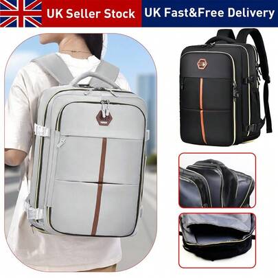 Carry On Backpack 40x20x25 Ryanair Flight Cabin Bag Under Seat Travel Luggage UK