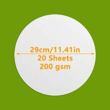 20 Sheets Of Round Cardboard, Three Sizes Of Thick Round Kraft Paper, Handmade Graffiti Drawing Paper, Student Sketching Art, Student Specific Drawing Paper Back To School - Multicolor - View 17