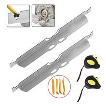 2X Wheel Alignment Tool Toe Plates Accurate Measurements With 2 Tape Measures UK - Silver - View 12