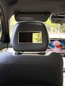 Stainless Steel Car Sun Visor Makeup Mirror, Car Interior Decorative Mirror, Car Vanity Mirror