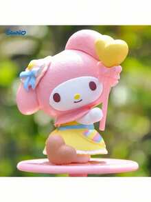 Sanrio 5 pièces Figurine Sanrio My Melody Set, Série Fantasy Magic, Jouets de collection mignons en PVC, Décoration de voiture, Décoration de chambre rose, Différents designs, Convient pour cadeaux d'anniversaire, Faveurs de fête, Cadeaux de Noël, Décorations de mariage