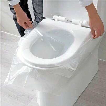 30-100 miếng bọc bồn cầu dùng một lần đa năng, thích hợp cho việc bảo vệ bồn cầu khi đi công tác hoặc du lịch.