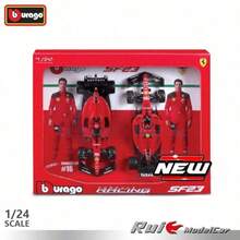 Burago 2 Sets Of Limited Edition 1/43 Scale Alloy Car Team F1 Set Formula Two Car Picture Frame Set Racing Model Hardcover Collector's Edition Red Bull/Mercedes/McLAREN/Ferrari Racing Model For Men's Birthday Gift