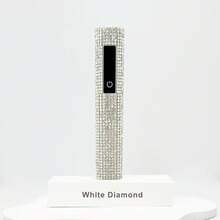 1 szt. ręczna lampa UV LED do paznokci z akumulatorem USB, lampa do manicure z kryształkami i wyświetlaczem LED, łatwa kontrola czasu świecenia, przenośna mini lampa do utwardzania żelu do paznokci, lampa do zdobienia paznokci z sześciokątnymi diamentami, mocne koraliki LED, 8-krotna soczewka powiększająca do szybkiego utwardzania żelu, wydajny manicure