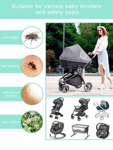 Mosquitero Para Cochecito De Bebé - Rosa - Ver 8