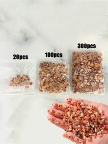 300pcs-Mini Capybara Decor For Dollhouse Resin Tiny Capybaras For Crafts Micro Miniature Capybara For Fairy Garden Dollhouse Micro Landscaping Decoration,Children's Art Merchandise Back To School, School Things School Supplies