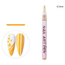 1 支装白色美甲绘图笔涂鸦防水绘画描线记号笔指甲修甲装饰工具 - 彩色 - 查看 20