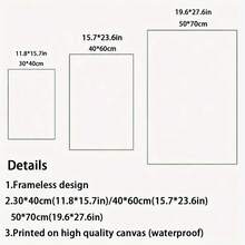 1 件，墙面艺术，复古海报，Always Find Time 明信片艺术印刷品，粉色时尚积极学院风帆布画，客厅装饰，卧室美学设计，送给朋友的礼物，乔迁礼物，无框 - 彩色 - 查看 6