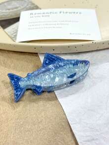 1pc Cute Ocean Series Tropical Fish Hair Clip For Women, Commute Decor For Thin Hair, Suitable As Gift Fall Hair Accessories Autumn Hair Claw Fashion Claw Clips Elegant Hair Clutch Clips For Hair Winter For Vacation Outfits Woman - Multicolor - View 11