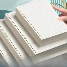 A5/B5/A4 活页纸补充装 - 120/360 页，哑光表面，便携可拆卸，适用于活页夹、笔记本和日记本 - 非常适合学生和办公室整理，笔记本内芯