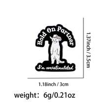 1pc Cartoon Slogan Enamel Lapel Pin - Cute Badge For Backpacks And Clothes Jewelry Costume Accessories Bag Charms Office Accessories